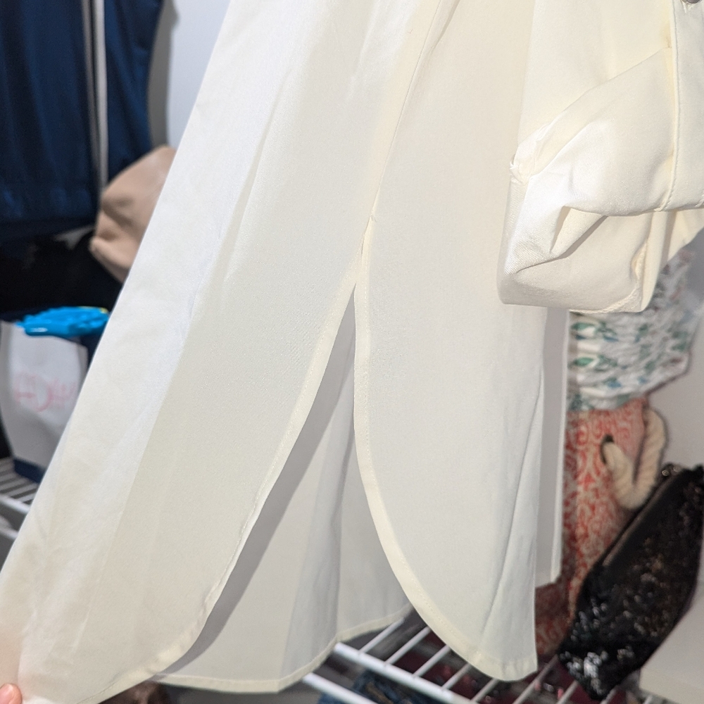 Notations button down blouse - Picture 5 of 8